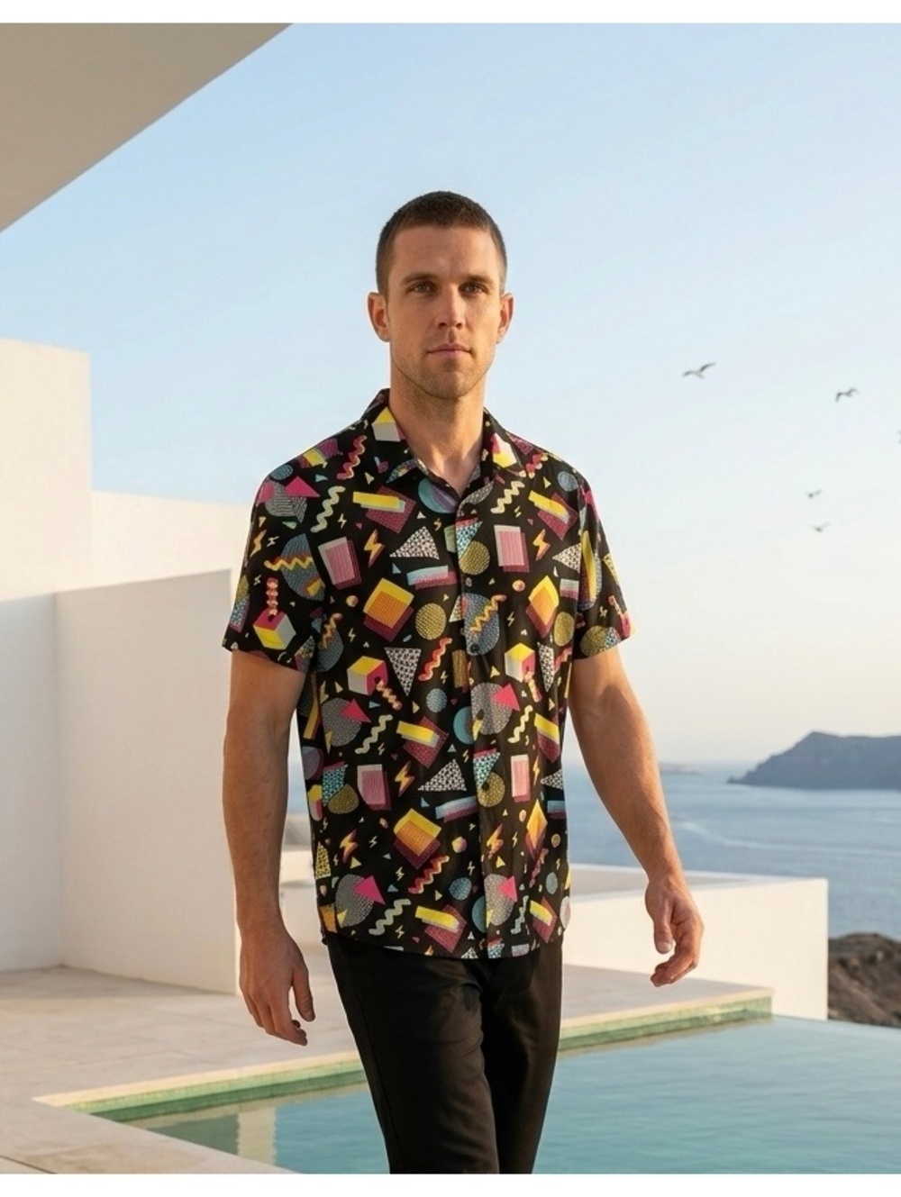 Men's Drill Clothing Company Stretch Short Sleeve Shirt - Large